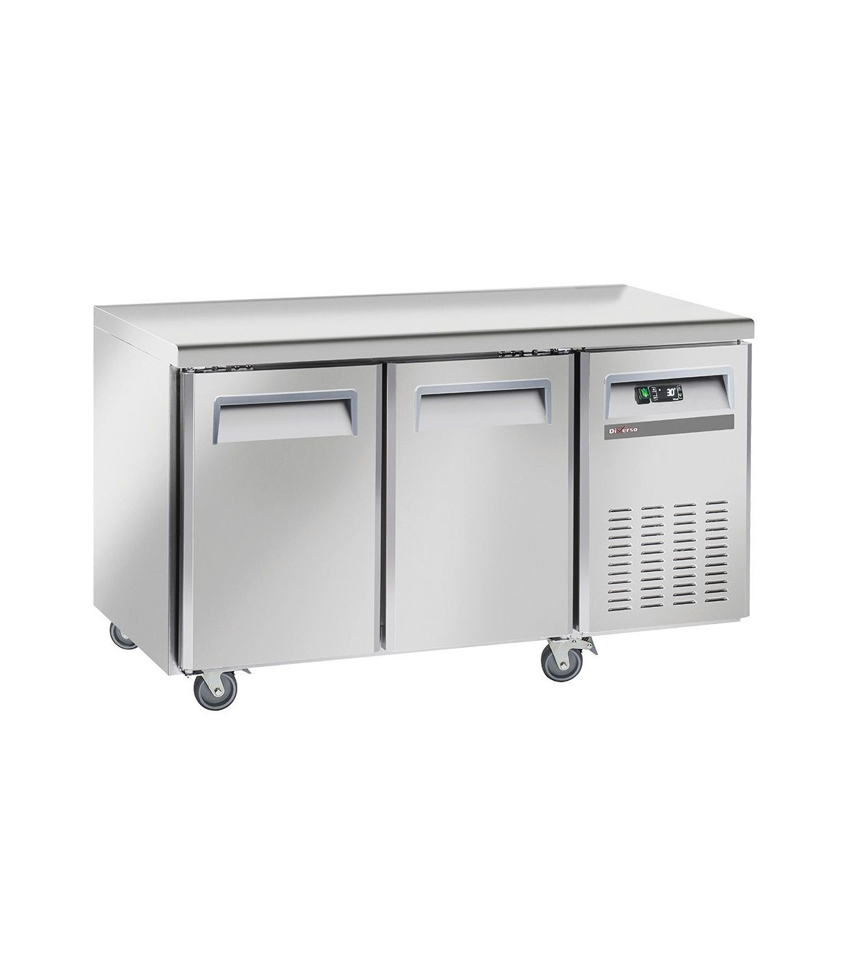 TABLE DE CONGELATION VENTILE 2 PORTES GN1/1 SUR ROUES DIVERSO dans TABLES REFRIGEREES
