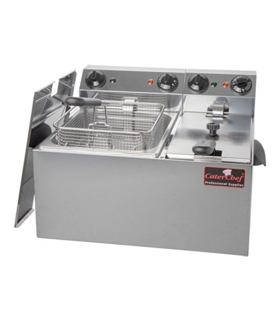 FRITEUSE ELECTRIQUE 5 + 8 LT CATERCHEF dans ELECTRIQUE
