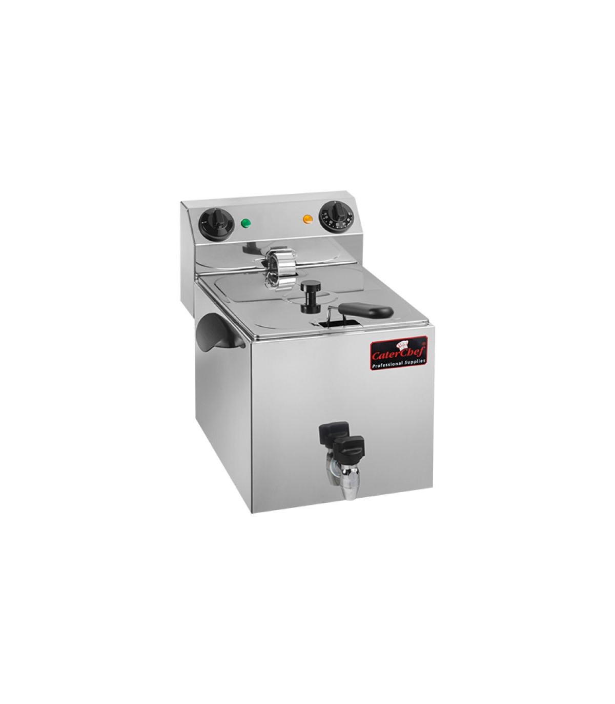 FRITEUSE ELECTRIQUE 9LT AVEC ROBINET CATERCHEF dans ELECTRIQUE