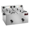 FRITEUSE ELECTRIQUE 9 + 9LT AVEC ROBINET CATERCHEF dans ELECTRIQUE