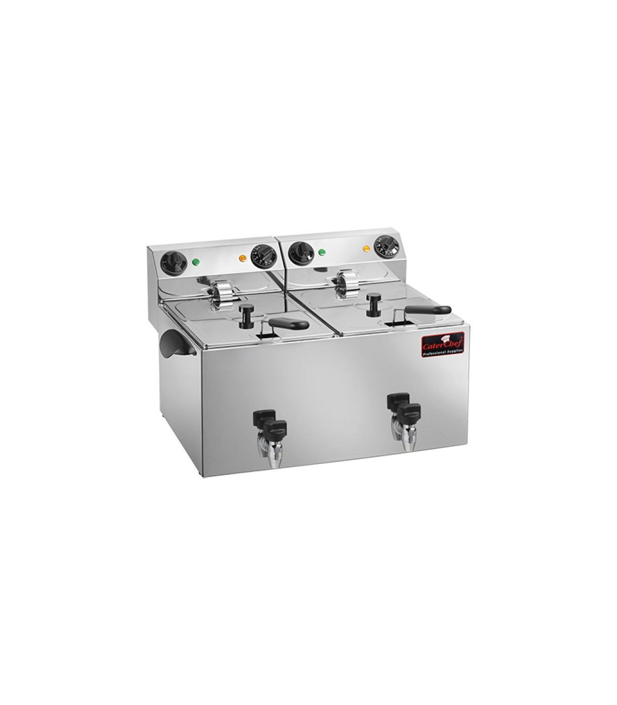 FRITEUSE ELECTRIQUE 9 + 9LT AVEC ROBINET CATERCHEF dans ELECTRIQUE