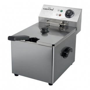 FRITEUSE ELECTRIQUE 10LT AVEC ROBINET CATERCHEF dans ELECTRIQUE