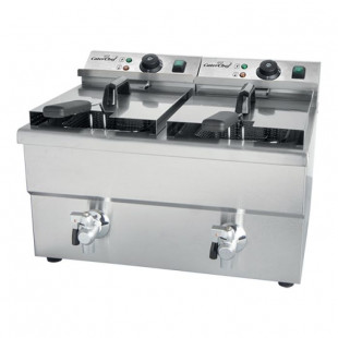 FRITEUSE ELECTRIQUE EXTRA 2*8LT CATERCHEF dans ELECTRIQUE