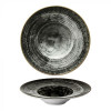 ASSIETTE RONDE ENTREE - DESSERT@27.5CM NAPOLI BLACK SATURNIA dans SATURNIA