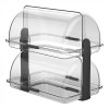 VITRINE DE BUFFET 38X26CM 2 ETAGES TRANSPARENTE CUISIMAT dans ARTICLES DE PRESENTATION