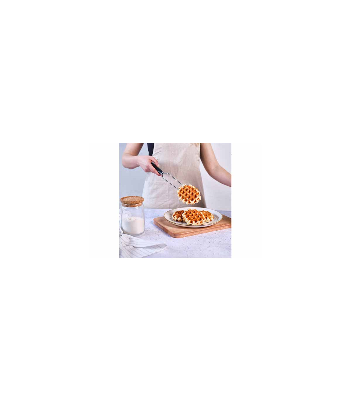 FOURCHETTE A GAUFRE EN ACIER INOX dans HORS CLASSEMENT