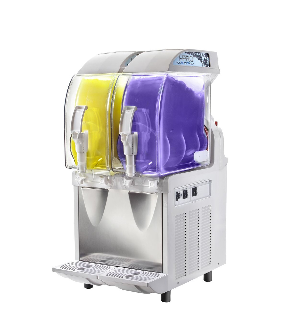 MACHINE A GRANITE 2 CUVES 2X11L / I-PRO2M - BLANCHE SPM dans DISTRIBUTEUR DE BOISSONS