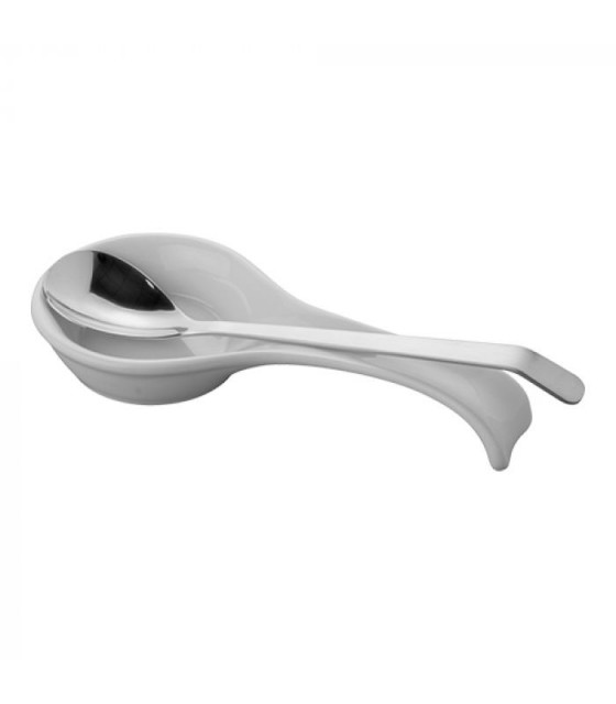 REPOSE CUILLERE PORCELAINE 21CM CUISIMAT dans ARTICLES DE PRESENTATION