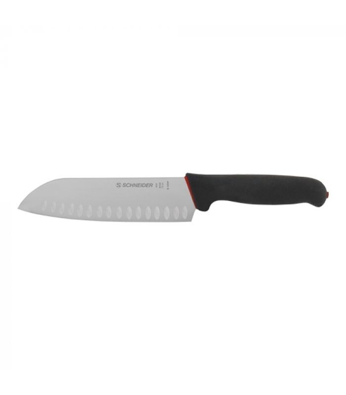 COUTEAU DE CHEF 18CM SANTOKU LAME ALVEOLEE SCHNEIDER dans COUTELLERIE