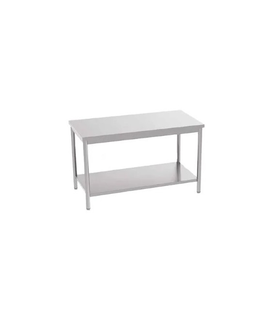 TABLE CENTRALE PC 1200X600X850 A/ ETAGERE AISI 304 dans HORS CLASSEMENT