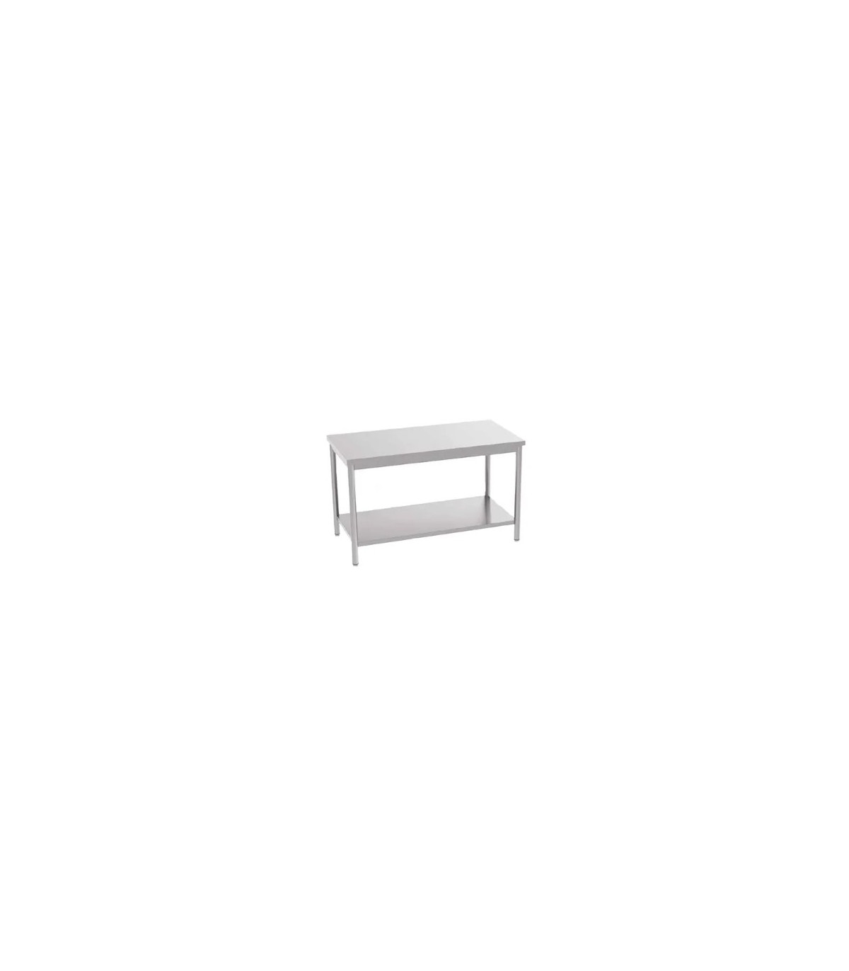 TABLE CENTRALE PC 1200X600X850 A/ ETAGERE AISI 304 dans HORS CLASSEMENT