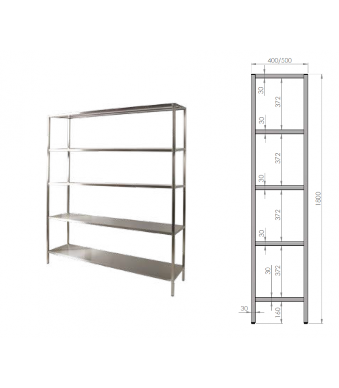 ETAGERE DE SOL 5 NIVEAUX  1100X400H1800 dans HORS CLASSEMENT
