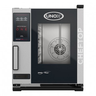FOUR CHEFTOP MIND.MAPS XECC-0523-E1L POIGNNE GAUCHE 5*GN2/3 400V ONE ELECTRIQUE UNOX dans FOUR VAPEUR