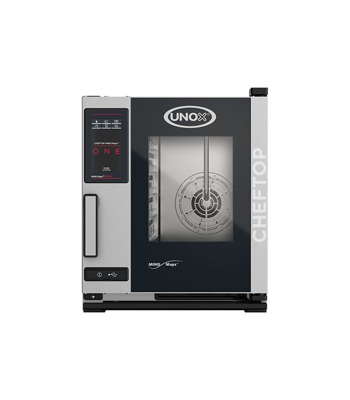 FOUR CHEFTOP MIND.MAPS XECC-0523-E1L POIGNNE GAUCHE 5*GN2/3 400V ONE ELECTRIQUE UNOX dans FOUR VAPEUR
