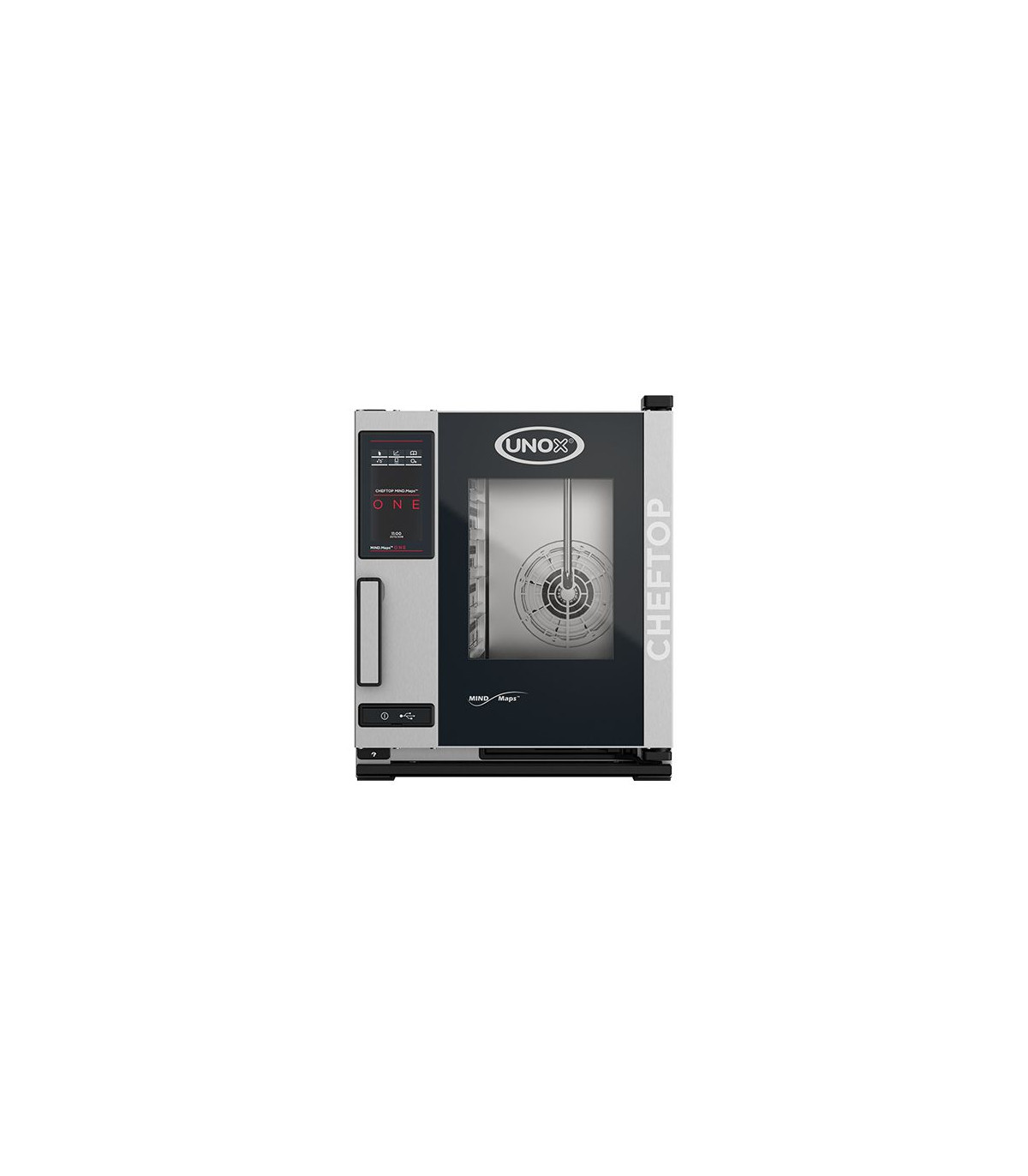 FOUR CHEFTOP MIND.MAPS XECC-0523-E1L POIGNNE GAUCHE 5*GN2/3 400V ONE ELECTRIQUE UNOX dans FOUR VAPEUR