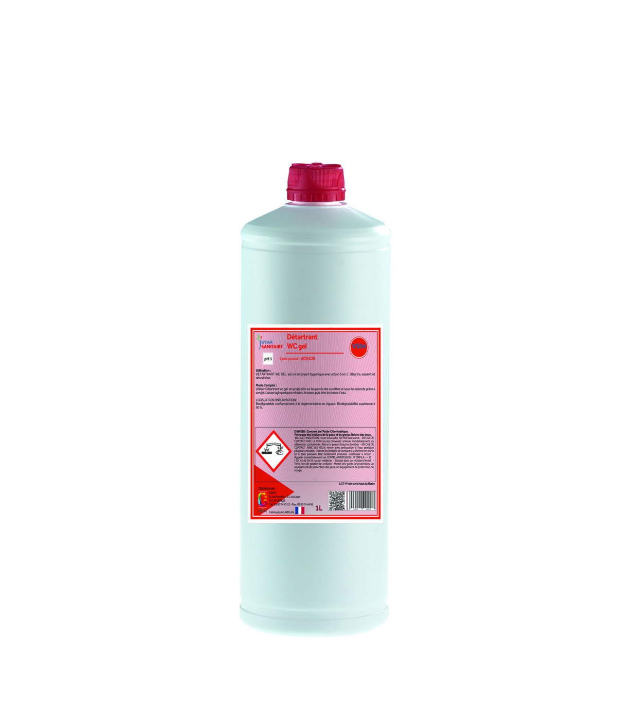 DETARTRANT SANITAIRE WC GEL 1LT VITAL dans SANITAIRE
