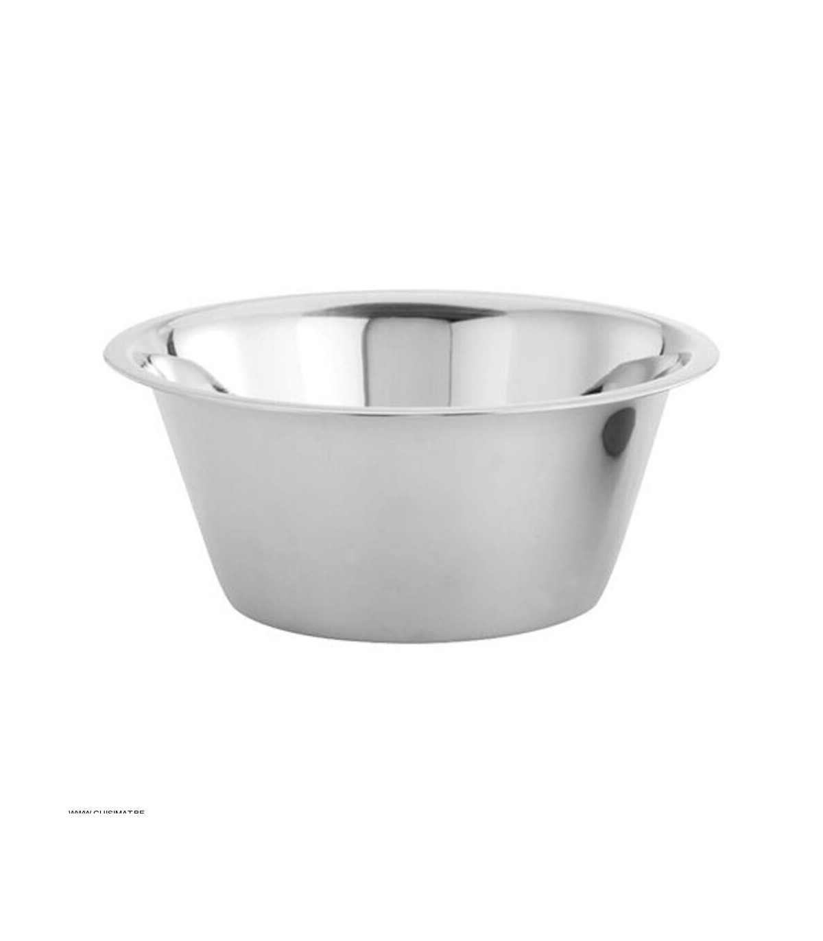 BASSINE DE CUISINE A FOND PLAT Ø26CM INOX 2.5LT CUISIMAT dans BASSINES INOX ET POLYPROPYLENE