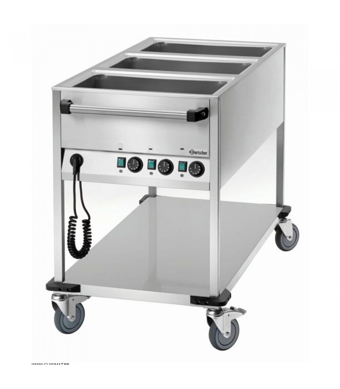 CHARIOT BAIN-MARIE 3XGN1/1 WB3110 BARTSCHER dans BAIN-MARIE