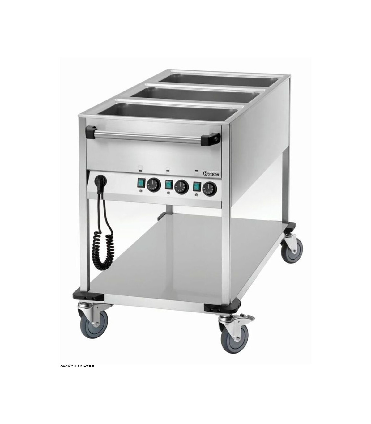 CHARIOT BAIN-MARIE 3XGN1/1 WB3110 BARTSCHER dans BAIN-MARIE