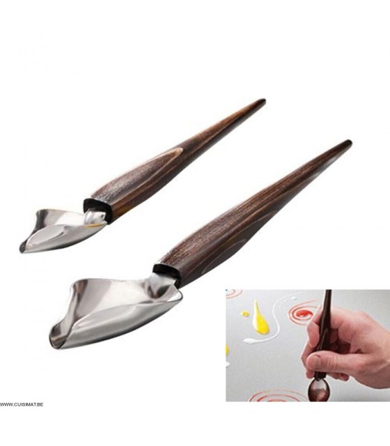 SET DE 2 CUILLERES PLUMES TELLIER dans EPLUCHEURS ET DECOUPEURS