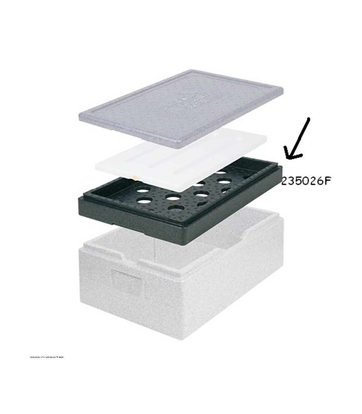 INTERMEDIAIRE REFROIDISSEMENT GN1/1 THERMO FUTURE BOX dans BOX ISOTHERMES