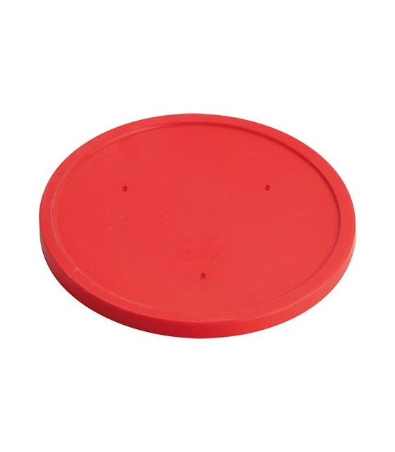 COUVERCLE ROUGE ASSIETTE DINNER BOX DE LUXE Ø25.5CM RONDE dans THERMO FUTURE BOX