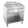 GRILL ELECTRIQUE 1/2LISSE + 1/2 NERVUREE SUR ARMOIRE OUVERTE SERIE 700 BASIC BAR dans GRILLADE ET PLANCHA