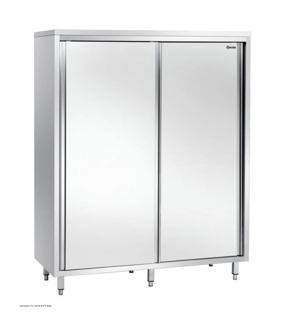 ARMOIRE INOX 140CM P60CM  2 PORTES COULISSANTES BARTSCHER dans ARMOIRES