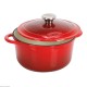 EOL  COCOTE ROUGE RONDE Ø24CM 4LT SITRAM