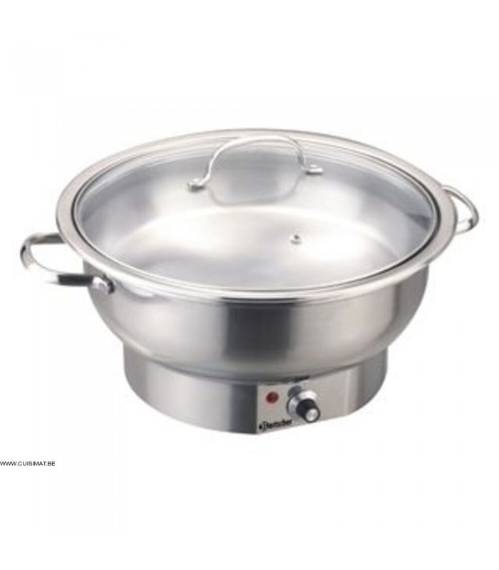 CHAFING DISH ELECTRIQUE ROND INOX 3.8LT BARTSCHER dans CHAFING DISHES