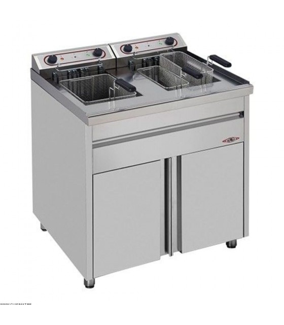 FRITEUSE ELECTRIQUE 2X20LT SUR AMOIRE + 2 PANIERS CE20 D STILFER dans ELECTRIQUE