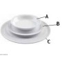 ASSIETTE POLYCARBONATE Ø227MM MODELE B dans MELAMINE