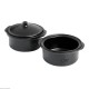 COCOTTE NOIRE Ø14CM AVEC COUVERCLE REGAS