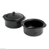 COCOTTE NOIRE Ø14CM AVEC COUVERCLE REGAS dans REGAS