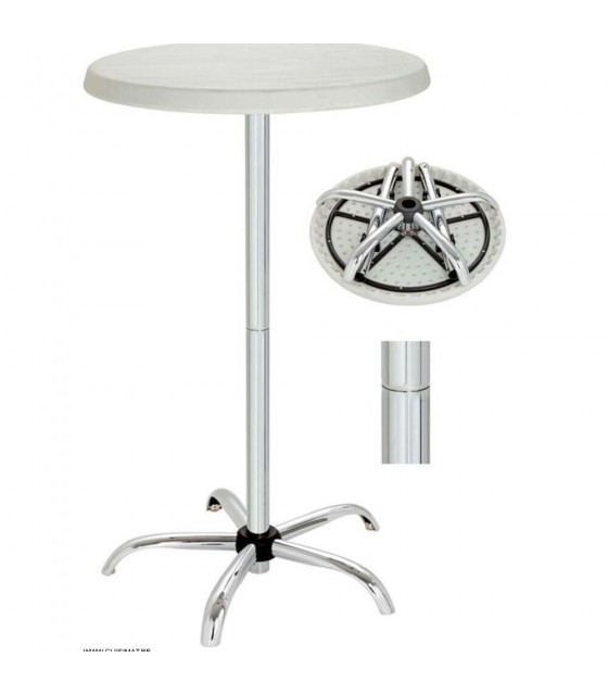 TABLE HAUTE PLIABLE BARTSCHER MANGE DEBOUT BARTSCHER dans TABLE HAUTE