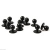 EOL  BOUTONS DE VESTE NOIR PAR 12 PIECES dans BOUTONS