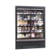 VITRINE MURALE D'EXPOSITION REFRIGEREE AVEC PORTES DOUBLES VITRAGE 125CM INFRICO