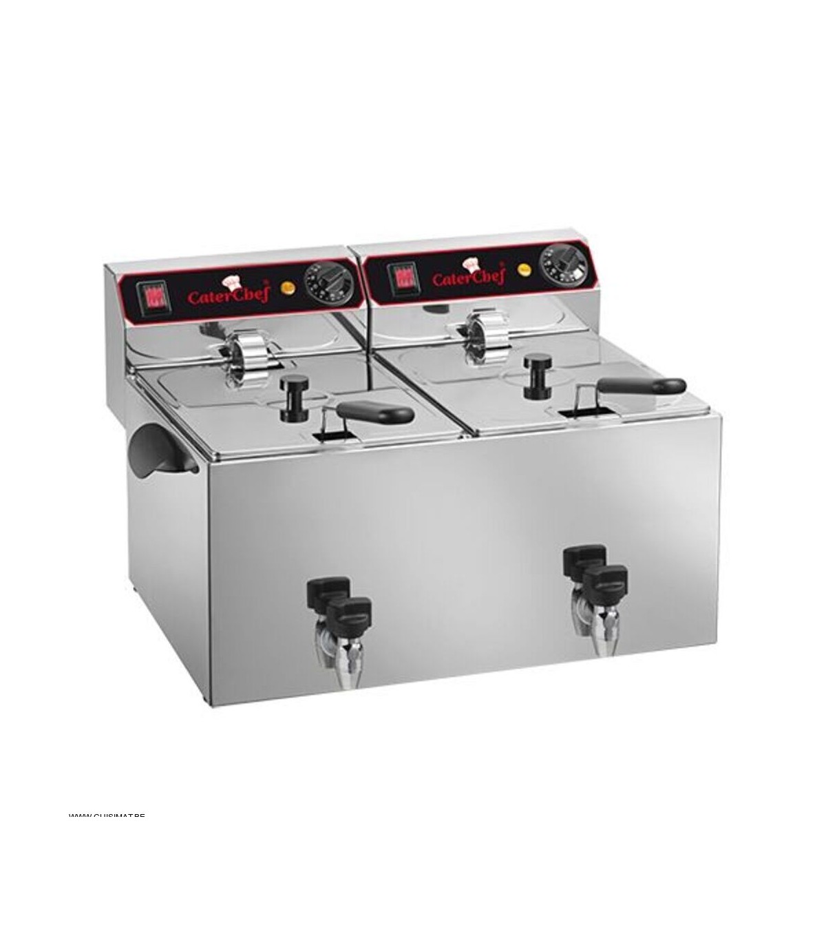 FRITEUSE ELECTRIQUE 9 + 9LT AVEC ROBINET CATERCHEF dans ELECTRIQUE