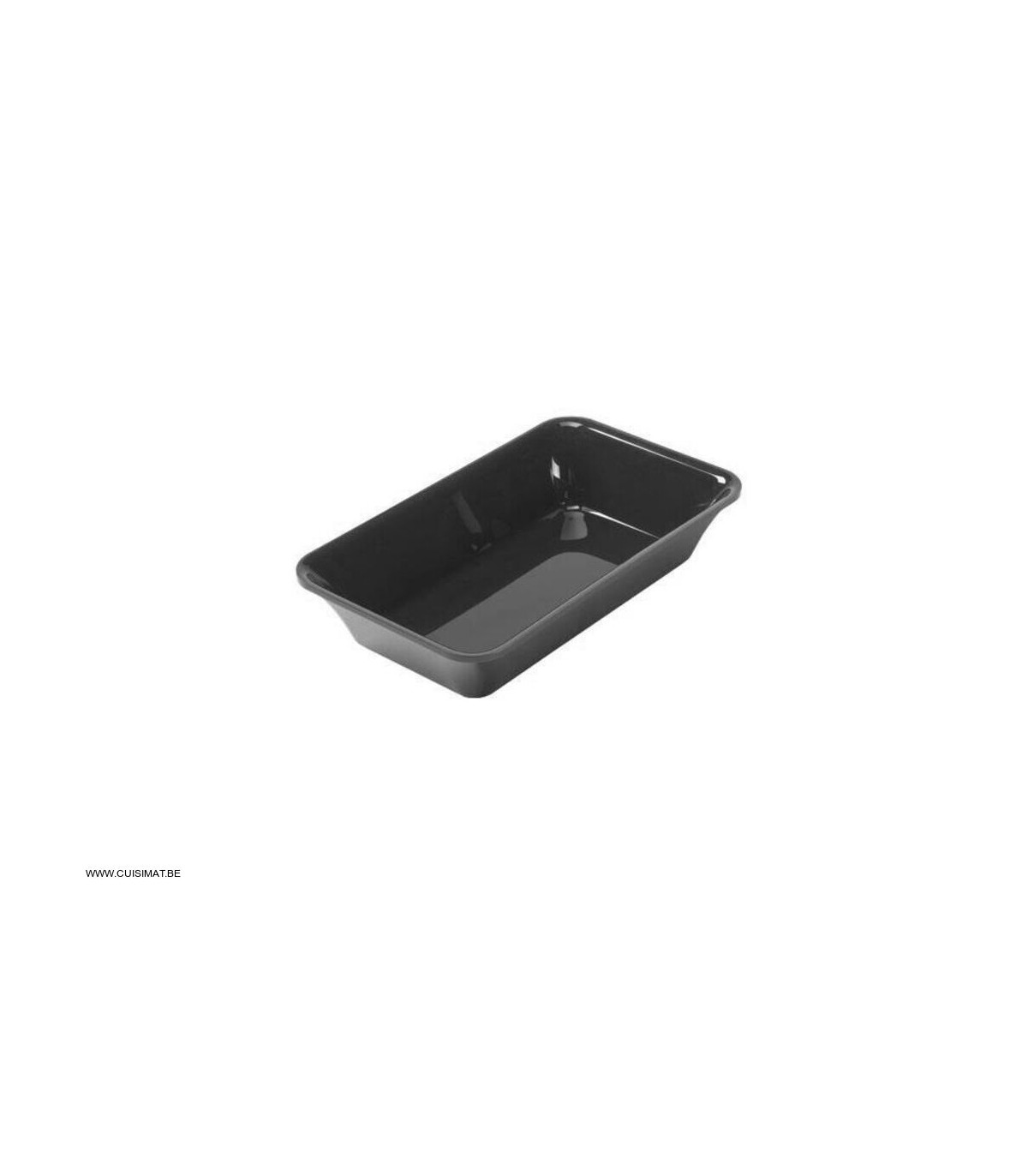 PLAT RECTANGULAIRE GN1/4 265X162X80 MM NOIR dans PRESENTATION