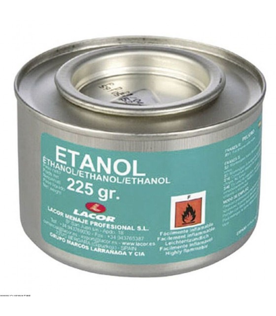 GEL DE CHAUFFE ETHANOL 225GR LACOR dans GEL COMBUSTIBLE