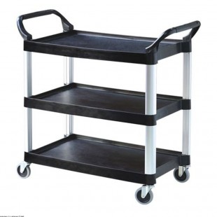 CHARIOT DE SERVICE 79*48CM  3 PLATEAUX CUISIMAT dans CHARIOT DE DEBARRASSAGE