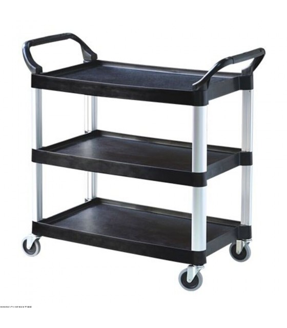 CHARIOT DE SERVICE 79*48CM  3 PLATEAUX CUISIMAT dans CHARIOT DE DEBARRASSAGE