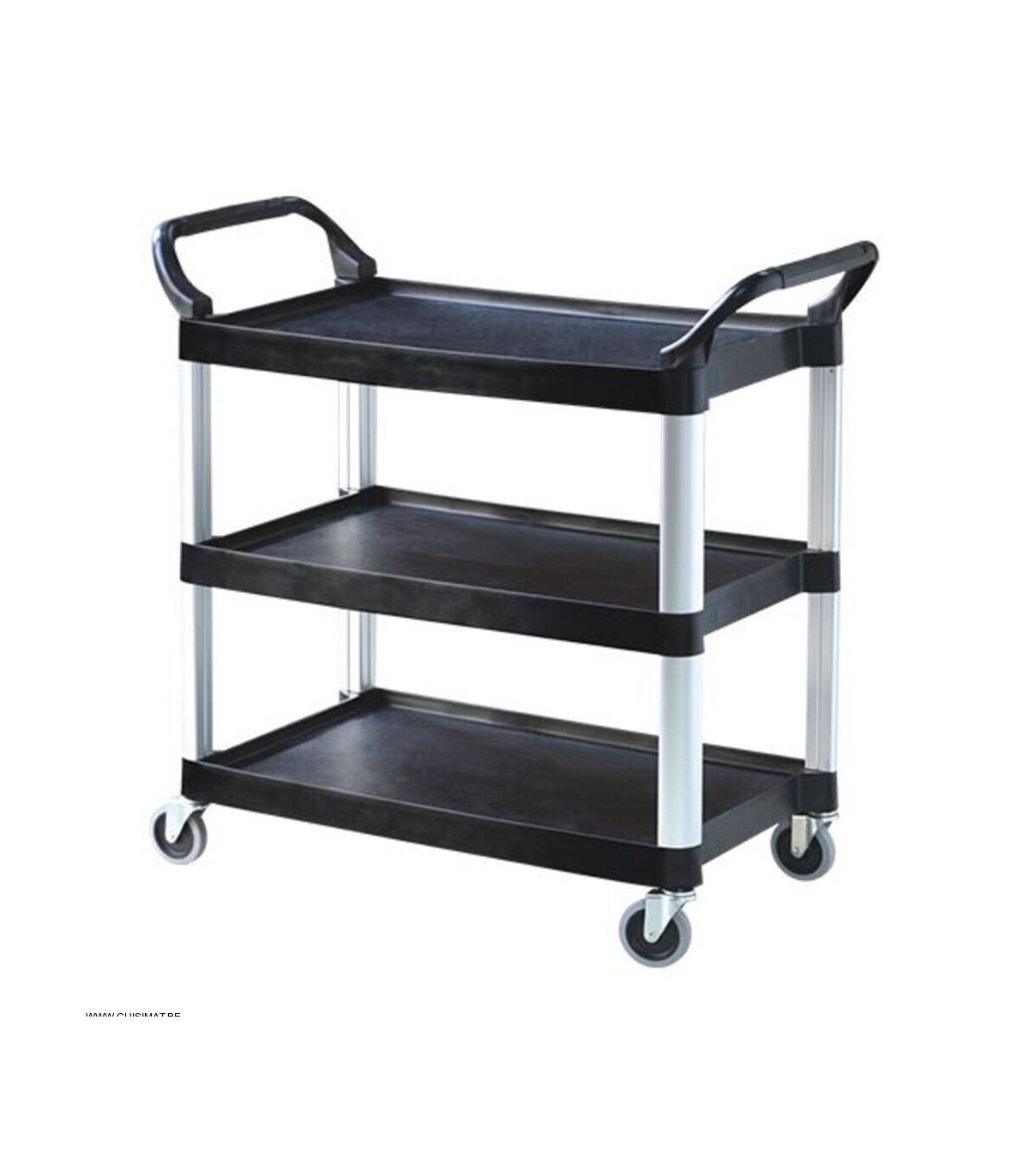 CHARIOT DE SERVICE 79*48CM  3 PLATEAUX CUISIMAT dans CHARIOT DE DEBARRASSAGE