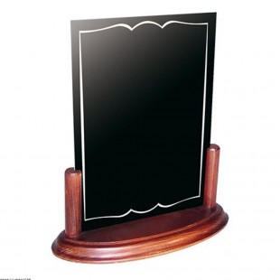 EOL  PORTE MENU BOIS A4 AVEC ARDOISE dans SUPPORTS DE PRESENTATION