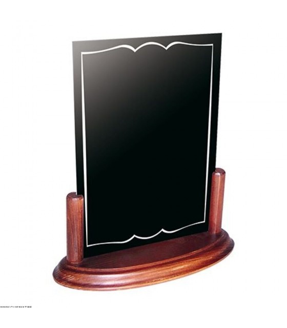 EOL  PORTE MENU BOIS A4 AVEC ARDOISE dans SUPPORTS DE PRESENTATION