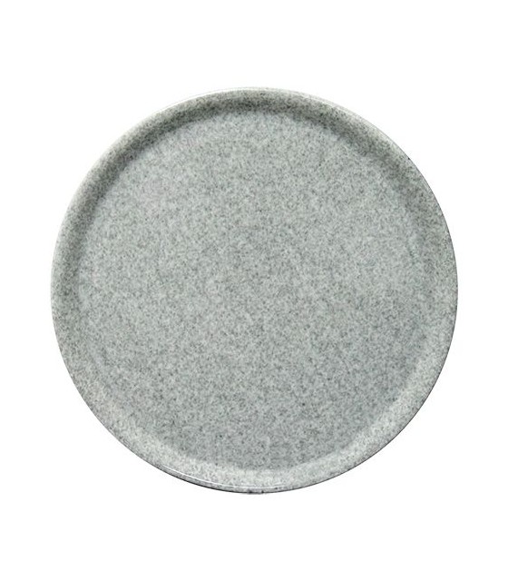 ASSIETTE A PIZZA Ø31CM GREY STONE CUISIMAT dans DIVERS PORCELAINE